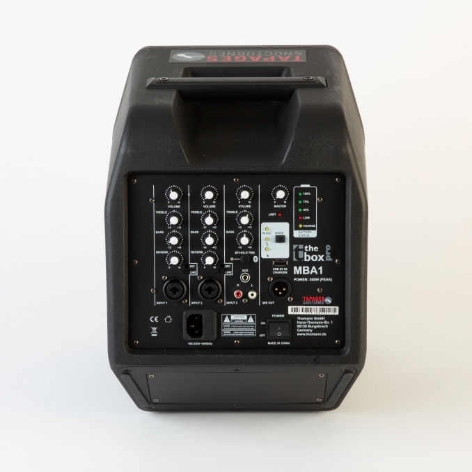 THOMANN MBA1 Enceinte Active Bluetooth 150W sur batterie