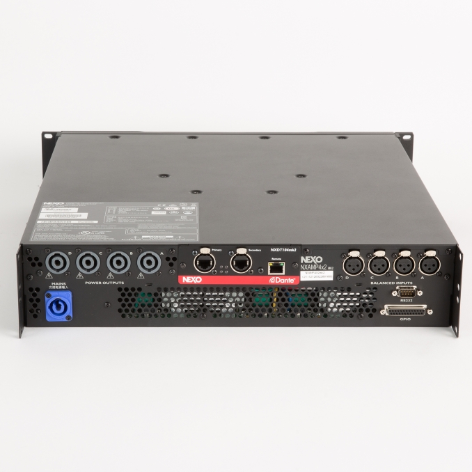 NEXO NXAMP4X2MK2 Amplificateur numérique 4x2500W DANTE