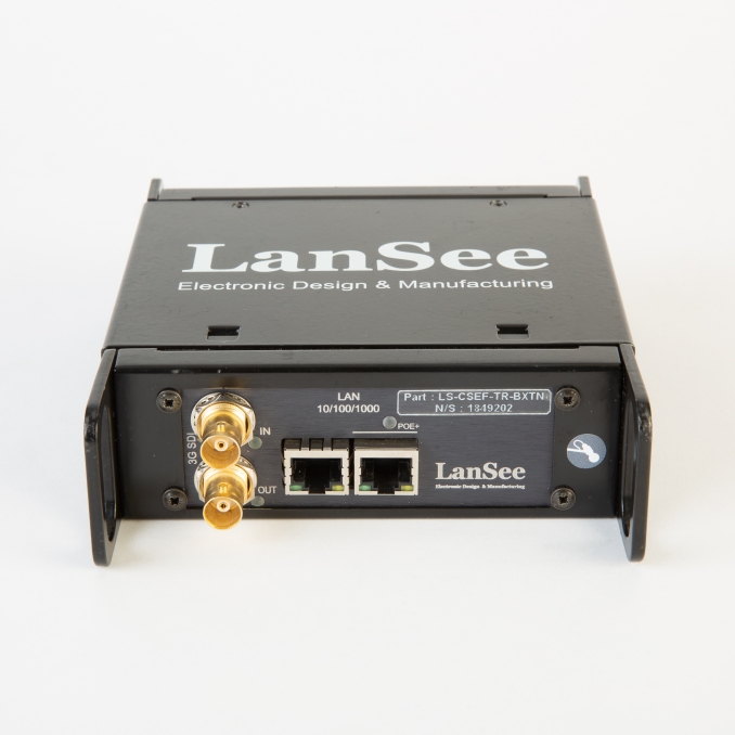 LANSEE P-FIBER Boîtier déport fibre PC OPTICALCON vidéo MADI réseau 