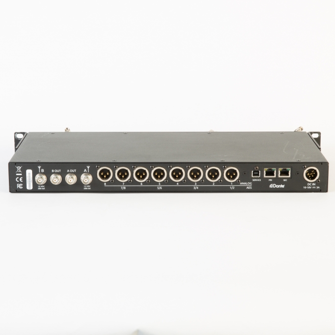 AUDIO LIMITED A10 RACK Châssis rackable pour 4 récepteurs doubles DANTE