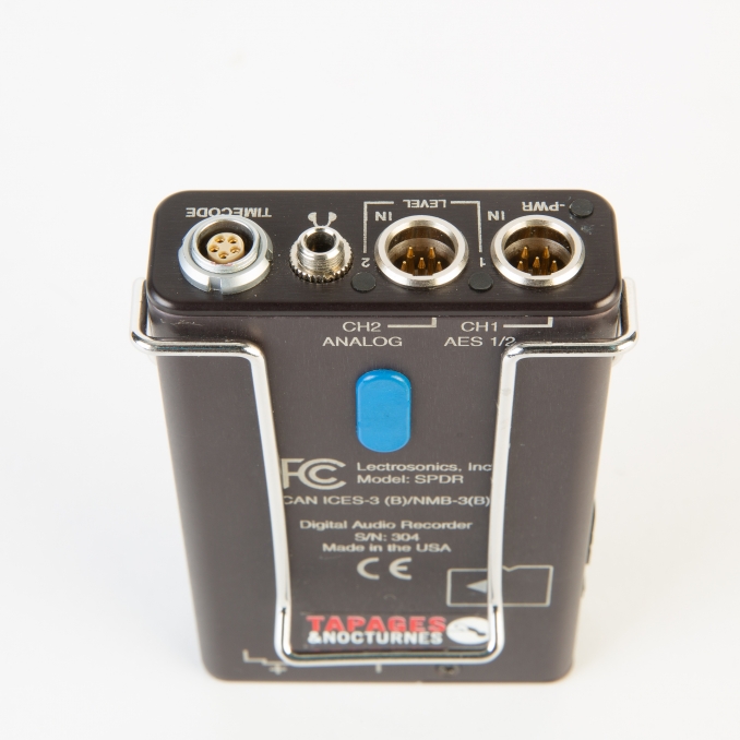 LECTROSONICS SPDR Enregistreur miniature stéréo avec TC