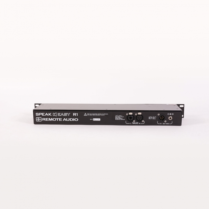REMOTE AUDIO SPEAKEASY RACK Enceinte de monitoring rackable 2x7.5W stéréo