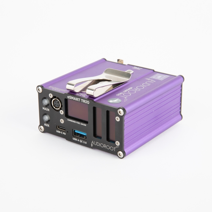 AUDIOROOT eSMART TRIO Advanced portable smart battery power distribution system