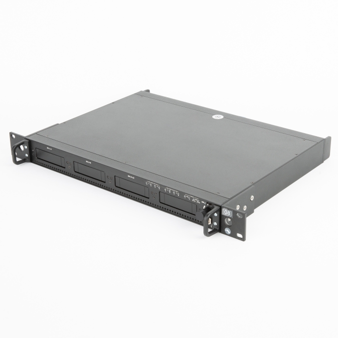 WISYCOM MRK16-EXP3SC Rack-mountable chassis with fiber for 4 MCR54 DANTE receivers