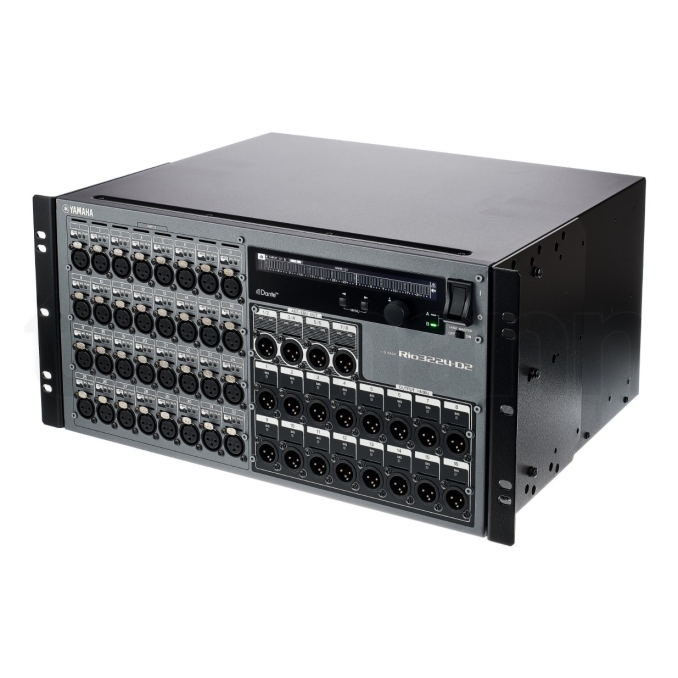 32 in / 20 out analog rackable DANTE interface