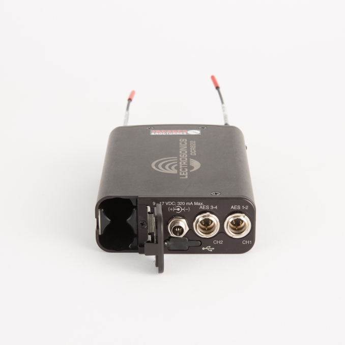 LECTROSONICS DCR822 Récepteur double portable large bande