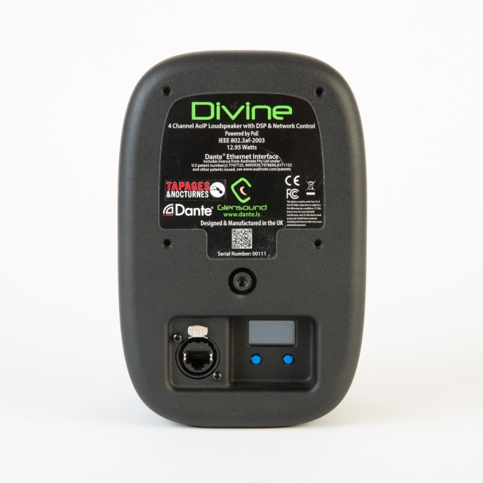 GLENSOUND DIVINE Enceinte de monitoring active 10W DANTE AES67 