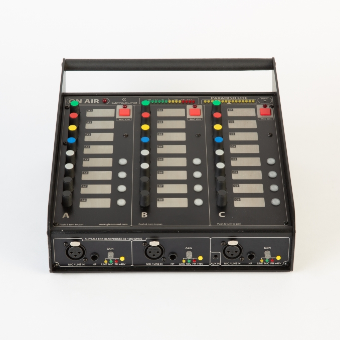 GLENSOUND PARADISO-LITE Pupitre 3 commentateurs DANTE 